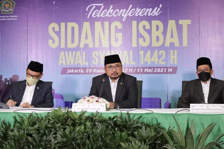 Gelar Sidang Isbat, Pemerintah Tetapkan Hari Raya Idulfitri Jatuh Hari